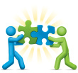 PEOPLE - CONNECTION. istock-illustration-19026019-jigsaw-connection-flash